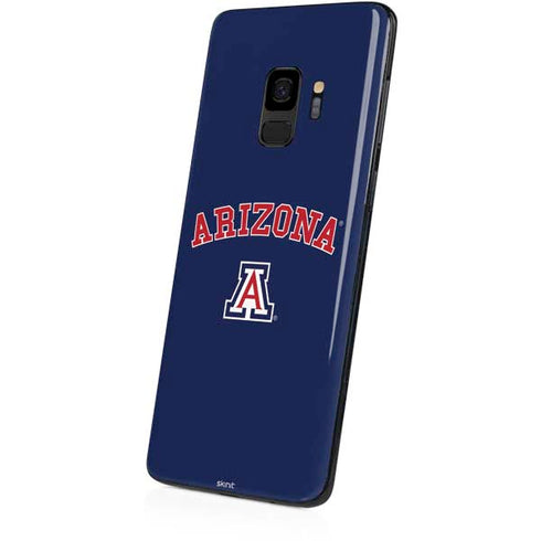 University of Arizona Primary Logo Blue Galaxy S9 Skin